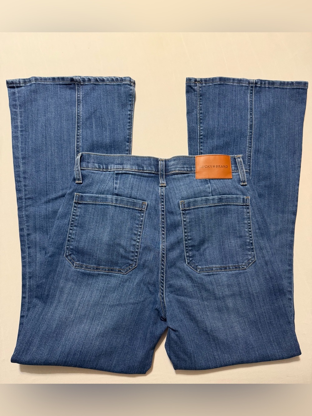 Lucky Brand Mid Blue Flared Jeans - Picture 4 of 4